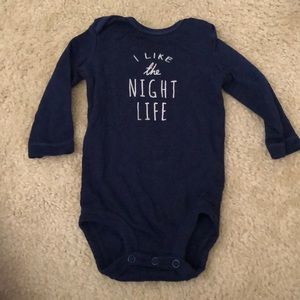 Carters long sleeve onesie